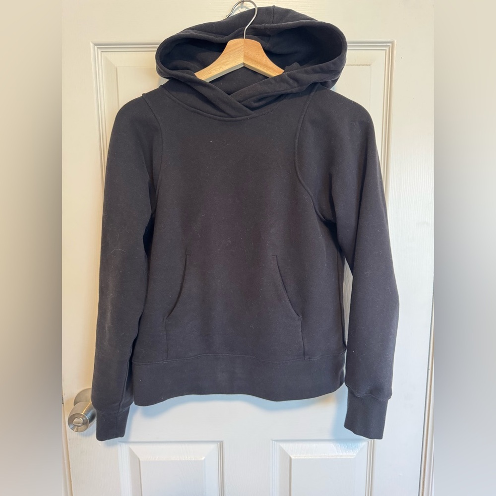 Lululemon Loungeful Hoodie Black Soft Thick Cotton